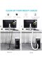 6.6ft - 2/3 inch White Cable Sleeve Cover, Cord Protector Management Wire Loom Tubing Cable S - 5
