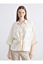 Özmarka New Season White Oversize Women's Shirt