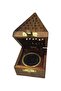 Pyramid Shaped Incense Burner Brown