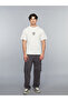 Özmarka New Season Crew Neck Slogan Printed Combed Cotton Men's T-Shirt - 2