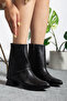 Eslem Skin Women's Thick Heel Pointed Toe Boots