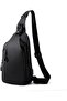 Sling Crossbody Bag Small Shoulder Backpack for Men Waterproof Slim Chest Bags Casual Daypac