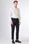 Dark Navy Herringbone Slim Fit Men's Suit - 5