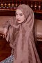 Salmon Geometric Pattern Grazia Shawl
