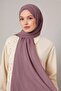Plum Self-Textured Natural Line Shawl