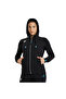Team Hooded Jacket Panel Women Black Casual Style Jacket 004895500