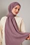 Plum Self-Textured Natural Line Shawl - 2