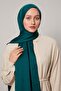 Emerald Green Mini Lvd Printed Jacquard Shawl
