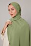 Pistachio Green Plain Trend Shawl
