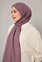 Plum Self-Textured Natural Line Shawl - 3