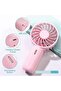 Handheld Mini Fan Battery Operated Small Personal Portable Fan Speed Adjustable USB Rechargeab - 6