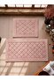 Orionaa Cotton Bath Mat Set (60X100)(50X60)Pink+ - 2