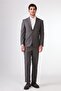 Men's Regular Fit Mono Collar Gray Suit