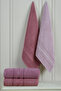 There Are 4 Towel Set Hand Towel Face Towel 100% Cotton 70X140 cm - 3