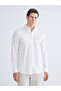 Quality Pieces from Çelebi Store Standard Fit Long Sleeve Checked Embroidered Men's Shirt