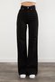 Trend Jean Julia Leo Max Tessa Gold Icon 90's Black Lycra Super Extra High Waist Palazzo Loose - 3