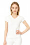 Short Sleeve V-Neck Tank Top Body