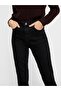 MRN Trend Women's Black Od Stonewashed Black Color High Waist Mom Mold Jeans - 3