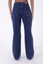 Dominic High Waist Wide Leg Denim Jeans, Loose Cut Palazzo Jeans - 3