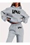 Love Heart Printed Unisex Women/Men Hooded Oversize Bottom/Upper Tracksuit Set
