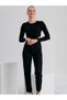 Black Women's Boyfriend Jean High Waist 100% Cotton Jeans 2024