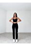 Women's Black Lycra Trend High Waist Jeans - 2