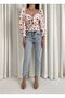 Vit Mom Jeans Distressed Snow Ripped 90s Boyfriend High Waist Jeans - 2