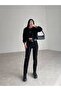 Women's Black Lycra Trend High Waist Jeans - 3