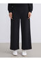 Plus Size Elastic Waist Wide Leg Women's Trousers - 3