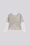 BG Store بلوزة فضية للفتيات - 5
