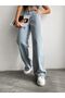 High Waist Palazzo Women's Jean Pants - 3
