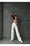 High Waist Palazzo Women's Jean Pants - 3