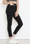 High Waist Super Lycra Gathering Features Denim Pants Skinny Tight Leg Jean Black - 18221 - 7