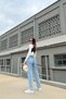 Marina Women's Super High Waist Loose Leg Trend Pants Jeans Denim Jeans - 4