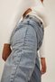 90's Snow Wash Blue Lycra Super High Waist Loose Jeans Palazzo Trousers - 2
