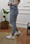 Women's Snow Wash Mom Jean - 2