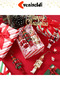 3 Pieces Christmas Nutcracker Soldier Ornament Set (3 Different Colors-12 cm) Plastic Christmas Tree Ornament - 5