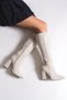 Therkilia Women's Boots 00121200 Beige Suede - 3