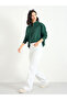 Solid Regular Fit Half Zip Sweatshirt - 2