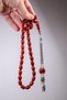 12*9 mm Antique Model Crimping Amber Prayer Beads - 5