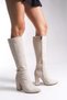 Therkilia Women's Boots 00121200 Beige Suede