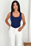 Women's V-Neck Sleeveless Fitted Office & Daily Use Blouse - 3