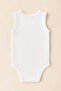 Daddy's Lion Patterned Printed Cotton Baby Bodysuit Badi Cotton Snap Fastener - 2