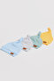 Baby Boy Tie Top Plain Green Gray Yellow Blue Hat Newborn - 3