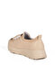 Beige Lock Lace Women's Casual Shoes 1706 Z - 4