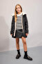 Water Repellent Hooded Black Girl's Raincoat & Windbreaker C5229A8/Bk27 - 2