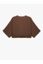 Short Sleeve Double Breasted Collar Tie Detail Oversize Kimono - 4