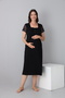 Lace Detailed Maternity and Maternity Nightgown Set - 6