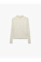 Regular Fit Long Sleeve Lightweight Stand Collar Knitwear Sweater