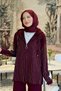 Eros Stone Trousers Suit Claret Red - 3